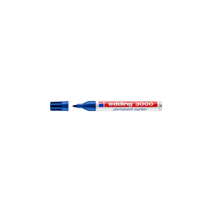 22981-MARCADOR PERMANENTE PUNTA REDONDA 1.5-3MM 3000 AZUL EDDING 3000-03 22981-MARCADOR PERMANENTE PUNTA REDONDA 1.5-3MM 3000 AZUL EDDING 3000-03