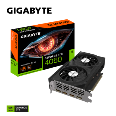 Gigabyte GeForce RTX 4060 WINDFORCE OC 8G NVIDIA 8 GB GDDR6