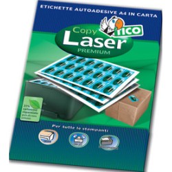2347-CAJA 100 HOJAS ETIQUETAS BLANCAS SIN MARGENES-LASER/LASER DE COLOR/INYECCION DE TINTA/FOTOCOPIADORAS-70X42,3 MM TIC