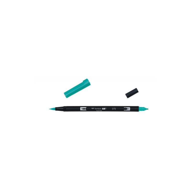 2426-ROTULADOR DOBLE PUNTA PINCEL COLOR SEA BLUE TOMBOW ABT-373