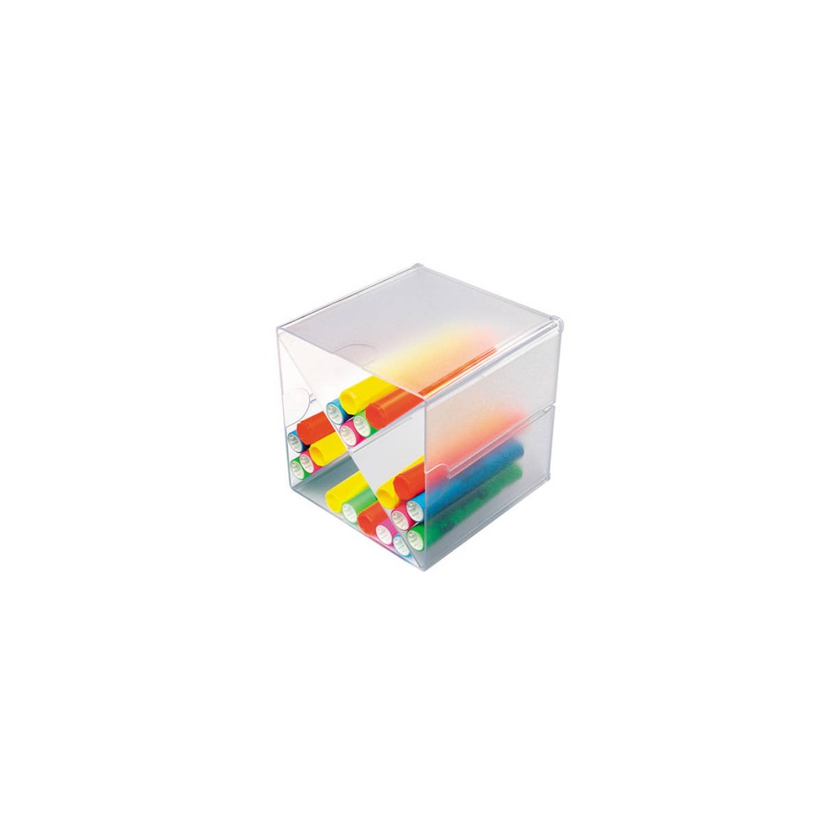 ORGANIZADOR MODULAR CON DIVISOR EN ASPA TRANSPARENTE DEFLECTO 350201