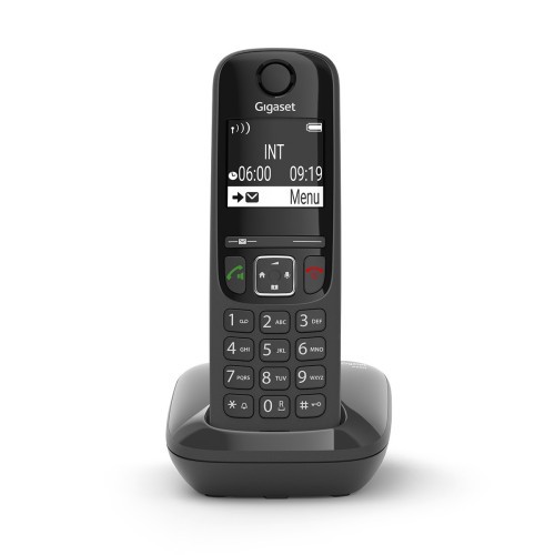 24413-Gigaset AS690 Telefono DECT/analogico Identificador de llamadas Negro