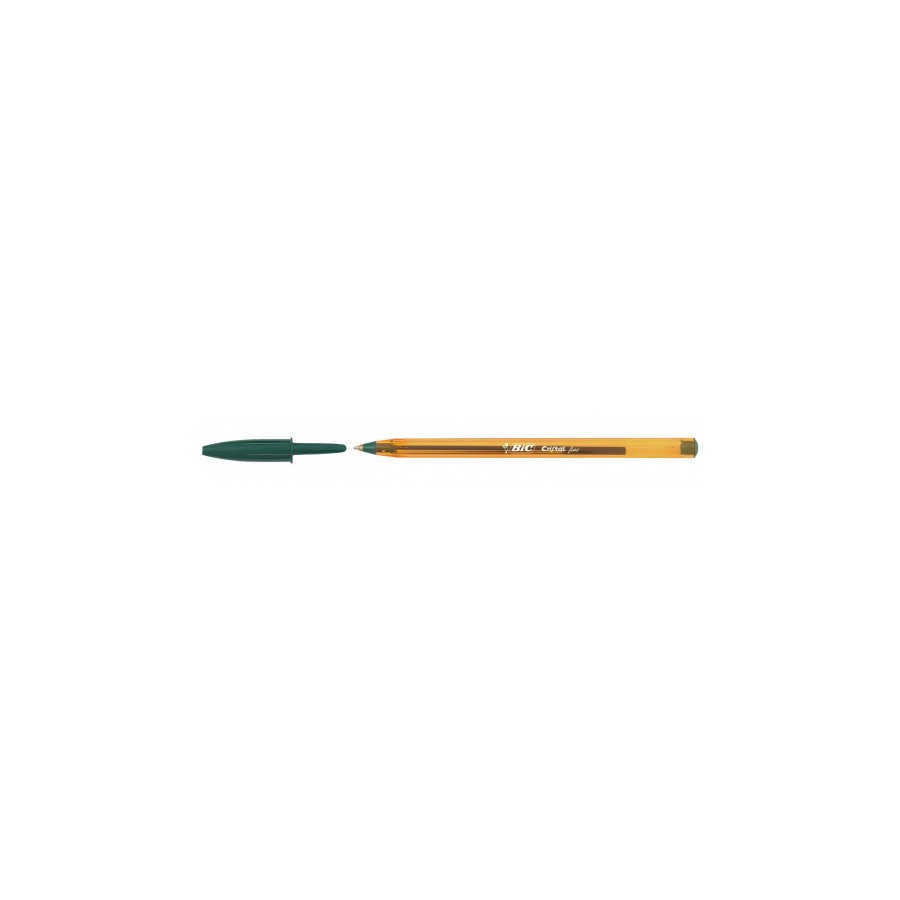 24423-BOLIGRAFO CRISTAL FINE CUERPO NARANJA TRAZO 0,3 MM. COLOR VERDE BIC 872729 24423-BOLIGRAFO CRISTAL FINE CUERPO NARANJA TRAZO 0,3 MM. COLOR VERDE BIC 872729