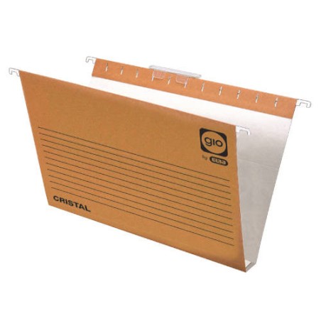 24463-CARPETA COLGANTE CAJON VISOR CORTO CRISTAL FOLIO LOMO 30 K. BICOLOR GIO 400021944