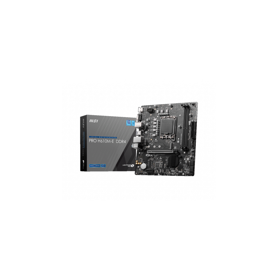 24584-MSI PRO H610M-E DDR4 placa base Intel H610 LGA 1700 micro ATX 24584-MSI PRO H610M-E DDR4 placa base Intel H610 LGA 1700 micro ATX