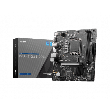 24584-MSI PRO H610M-E DDR4 placa base Intel H610 LGA 1700 micro ATX