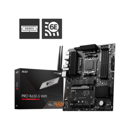 24654-MSI PRO B650-S WIFI placa base AMD B650 Zocalo AM5 ATX