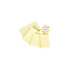 2477-TACO NOTAS ADHESIVAS AMARILLAS 76X127 MM. 100 HOJAS BISMARK 921009