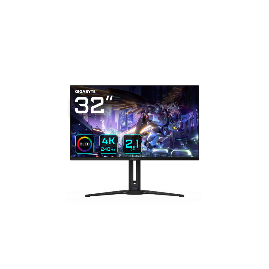 24773-AORUS FO32U2P pantalla para PC 80 cm (31.5") 3840 x 2160 Pixeles 4K Ultra HD OLED Negro 24773-AORUS FO32U2P pantalla para PC 80 cm (31.5") 3840 x 2160 Pixeles 4K Ultra HD OLED Negro