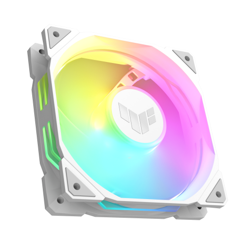 24837-ASUS TUF GAMING TR120 ARGB REVERSE 1-pack White Carcasa del ordenador Refrigerador de aire 12 cm Blanco