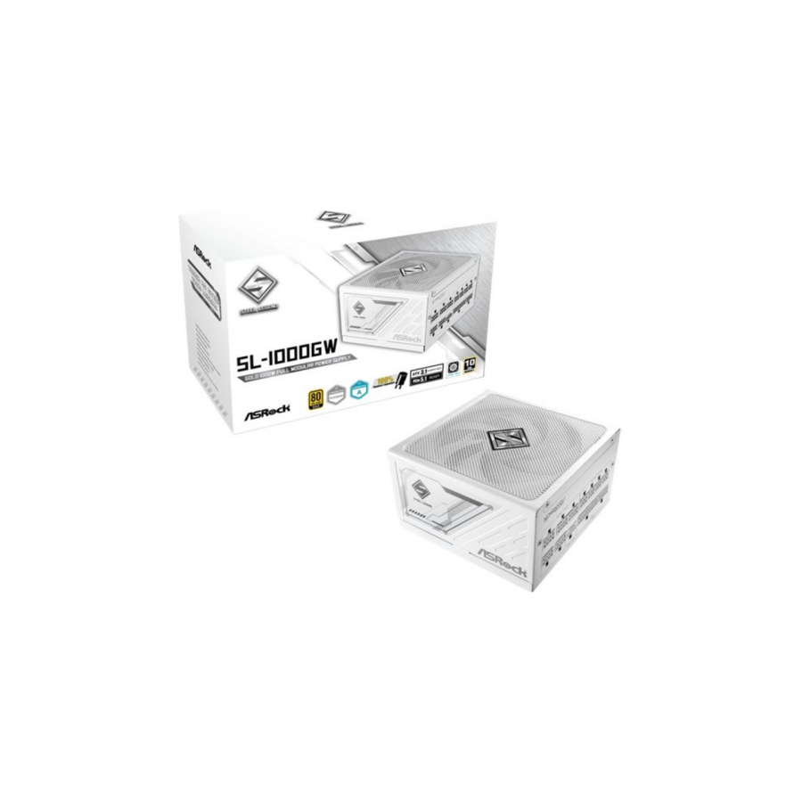24998-FUENTE ALIMENTACION ASROCK SL-1000GW,PSU,1000W,80 PLUS GOLD,135MM,MODULAR,PCI-E 5.1 (12+4pin)x1,PCI-E (6+2 pin)x3, 24998-FUENTE ALIMENTACION ASROCK SL-1000GW,PSU,1000W,80 PLUS GOLD,135MM,MODULAR,PCI-E 5.1 (12+4pin)x1,PCI-E (6+2 pin)x3,