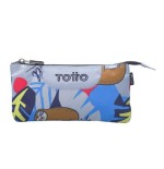 25092-ESTUCHE 3 COMPARTIMENTOS TABLERO LAZEL TOTTO AC52ECO012-2416Z-6YB
