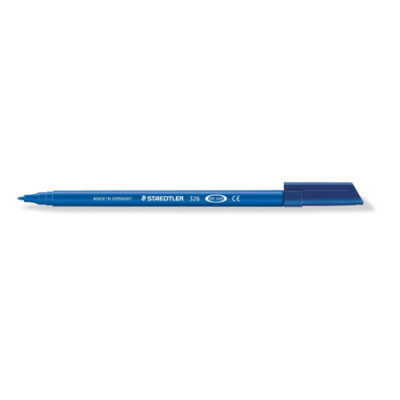 25104-ROTULADOR NORIS PUNTA DE FIBRA 326 COLOR AZUL STAEDTLER 326-3