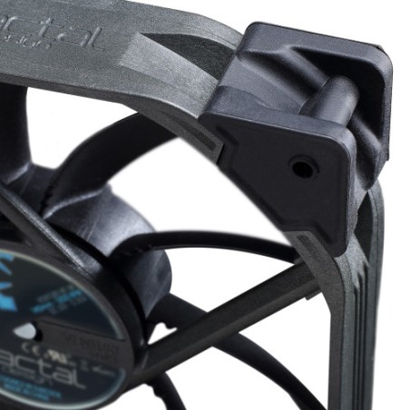 25209-Fractal Design Venturi HP-12 PWM Carcasa del ordenador Ventilador 12 cm Negro, Gris