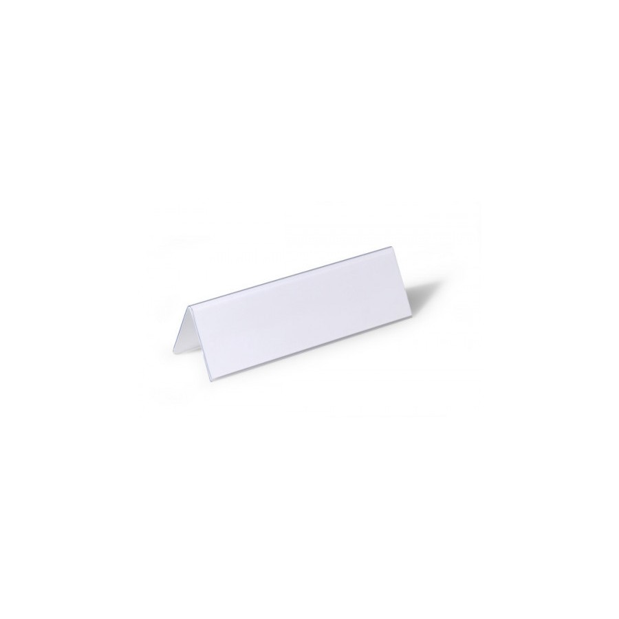 25284-CAJA DE 25 PORTANOMBRES RIGIDOS PVC 122X210 MM DURABLE 8052-19 25284-CAJA DE 25 PORTANOMBRES RIGIDOS PVC 122X210 MM DURABLE 8052-19