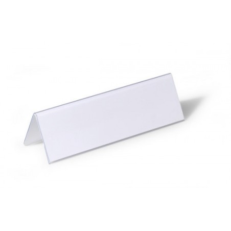 25284-CAJA DE 25 PORTANOMBRES RIGIDOS PVC 122X210 MM DURABLE 8052-19