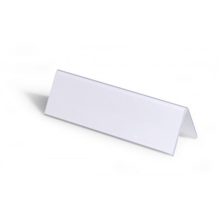 25285-CAJA DE 25 PORTANOMBRES RIGIDOS PVC 122X210 MM DURABLE 8052-19