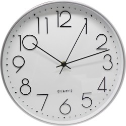 2542-RELOJ DE OFICINA COLOR BLANCO 30 CM.329868