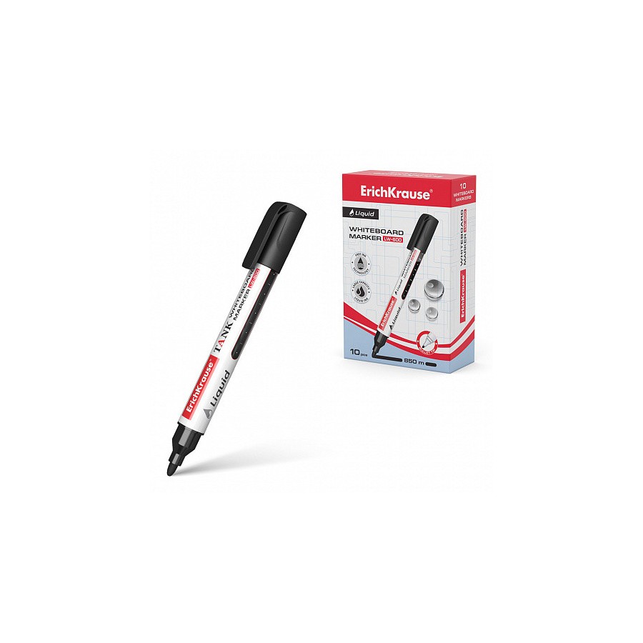 25555-MARCADOR PIZARRA BLANCA CON TINTA LIQUIDA LIQUID LW-600, TINTA COLOR NEGRO ERICH KRAUSE 48774 25555-MARCADOR PIZARRA BLANCA CON TINTA LIQUIDA LIQUID LW-600, TINTA COLOR NEGRO ERICH KRAUSE 48774