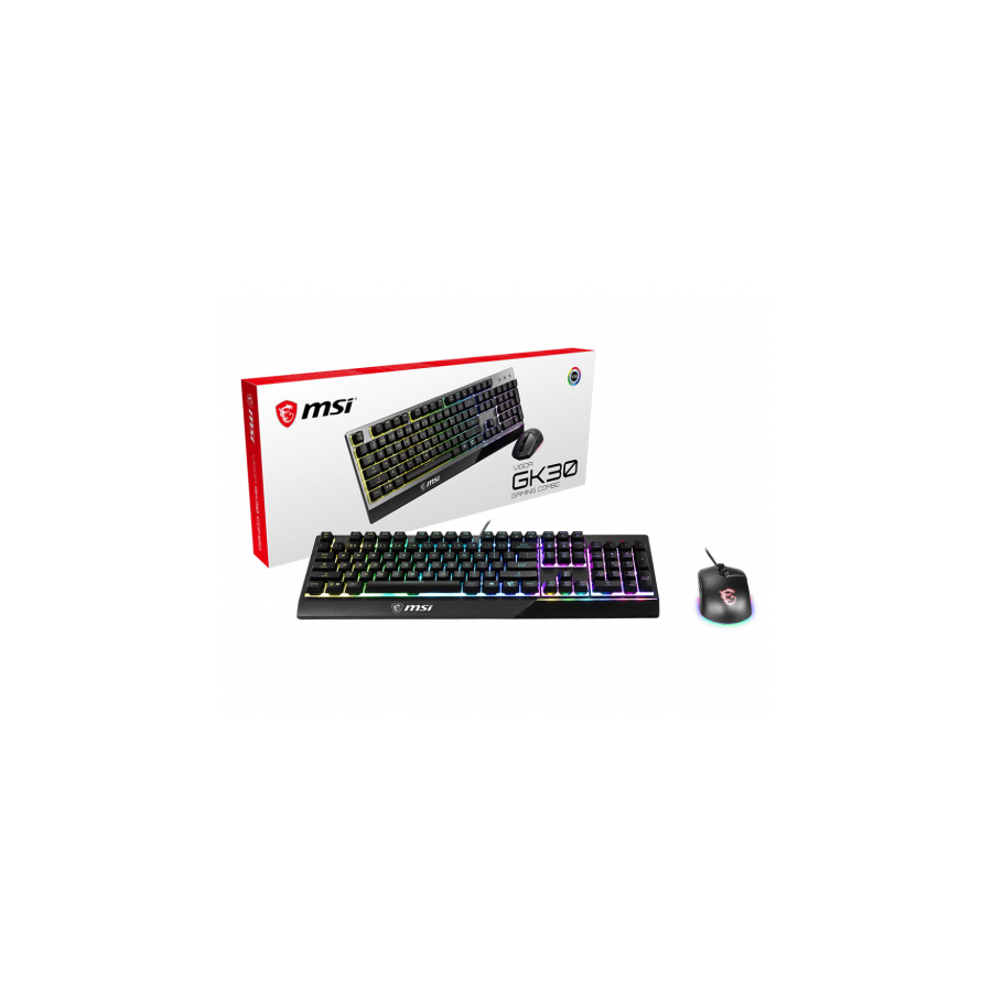 2558-TECLADO + RATON MSI VIGOR GK30 COMBO ES 2558-TECLADO + RATON MSI VIGOR GK30 COMBO ES