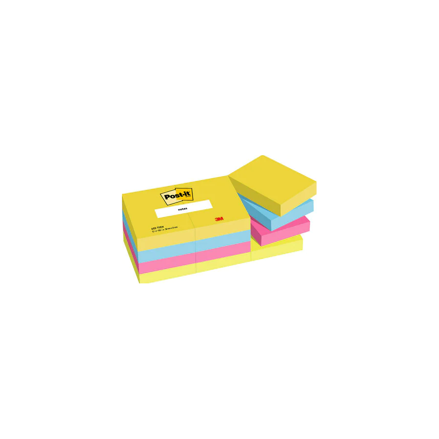 25665-PACK 12 BLOCS 100 HOJAS NOTAS ADHESIVAS 38X51MM COLECCION ENERGETIC EN CAJA CARTON 653 TFEN POST-IT 7100290179 25665-PACK 12 BLOCS 100 HOJAS NOTAS ADHESIVAS 38X51MM COLECCION ENERGETIC EN CAJA CARTON 653 TFEN POST-IT 7100290179