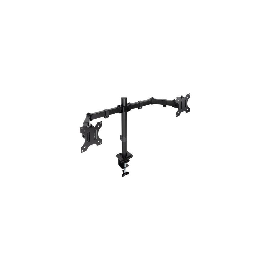 25769-TooQ Soporte de Mesa para 2 Pantallas 17"-27", Negro 25769-TooQ Soporte de Mesa para 2 Pantallas 17"-27", Negro