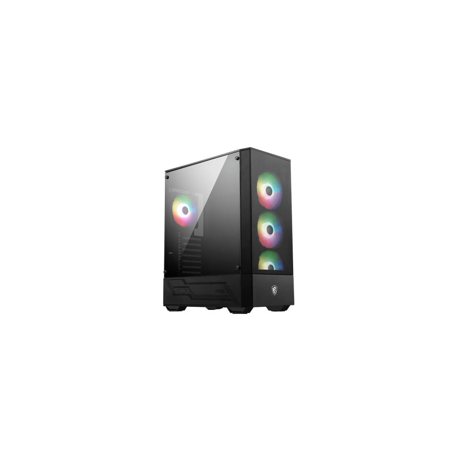 25773-MSI MAG FORGE 112R carcasa de ordenador Midi Tower Negro, Transparente 25773-MSI MAG FORGE 112R carcasa de ordenador Midi Tower Negro, Transparente
