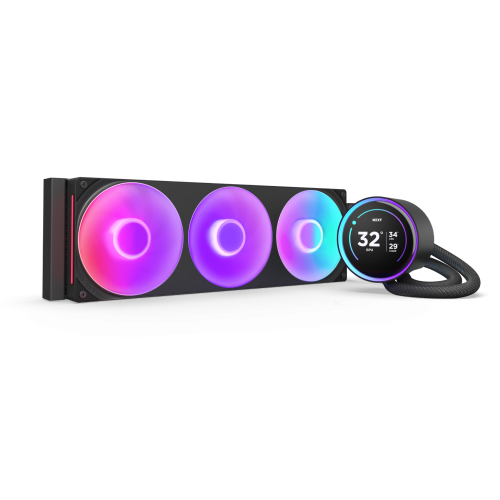 25869-NZXT Kraken Elite 360 RGB Procesador Sistema de refrigeracion liquida todo en uno 12 cm Negro 1 pieza(s)