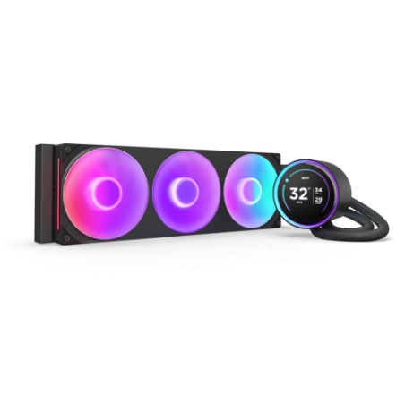 25869-NZXT Kraken Elite 360 RGB Procesador Sistema de refrigeracion liquida todo en uno 12 cm Negro 1 pieza(s)