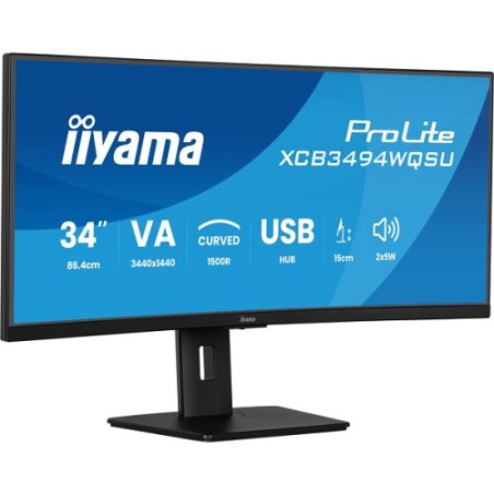 26123-iiyama XCB3494WQSU-B1 34" pantalla para PC