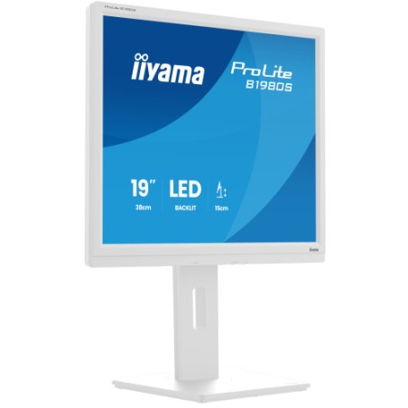 26452-iiyama ProLite B1980S-W1 pantalla para PC 48,3 cm (19") 1280 x 1024 Pixeles SVGA LED Blanco