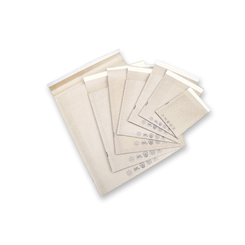26565-CAJA 50 BOLSAS ECO AIR BAG ACOLCHADA BICAPA No 20 KRAFT AUTOADHESIVO MEDIDA INTERIOR 350X470 MM SAM 146299