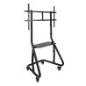 2660-TooQ FS20200M-B Soporte de suelo con ruedas/patas para pantallas de 60" - 105"