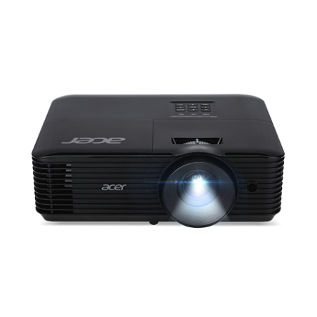26610-Acer Essential X1128H videoproyector Proyector de alcance estandar 4500 lumenes ANSI DLP SVGA (800x600) 3D Negro