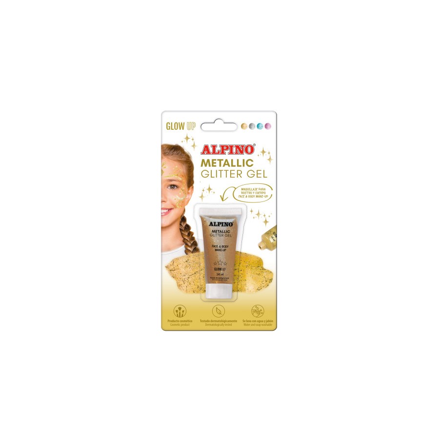 26641-BLISTER MAQUILLAJE CON COLOR Y PURPURINA GLITTER DORADO ALPINO DL000602 26641-BLISTER MAQUILLAJE CON COLOR Y PURPURINA GLITTER DORADO ALPINO DL000602