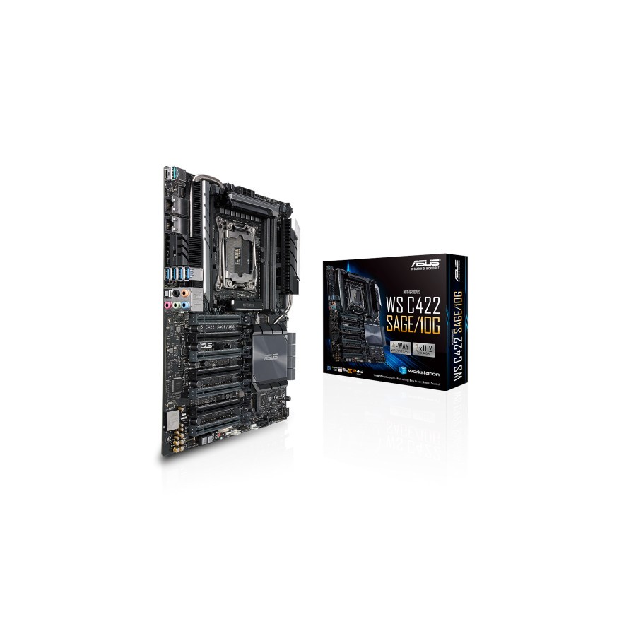 26679-ASUS WS C422 SAGE/10G placa base para servidor y estacion de trabajo LGA 2066 (Socket R4) CEB IntelR C422 26679-ASUS WS C422 SAGE/10G placa base para servidor y estacion de trabajo LGA 2066 (Socket R4) CEB IntelR C422