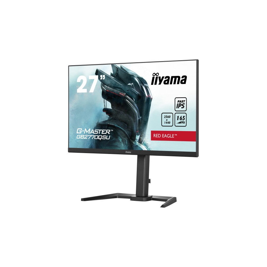 27133-(D) MONITOR IIYAMA 27" GAMING G-MASTER GB2770QSU-B5, WQHD, 165HZ, 0,5MS, HDMI, USB, DISPLAYPORT, ALT, REG ALT, PIV 27133-(D) MONITOR IIYAMA 27" GAMING G-MASTER GB2770QSU-B5, WQHD, 165HZ, 0,5MS, HDMI, USB, DISPLAYPORT, ALT, REG ALT, PIV