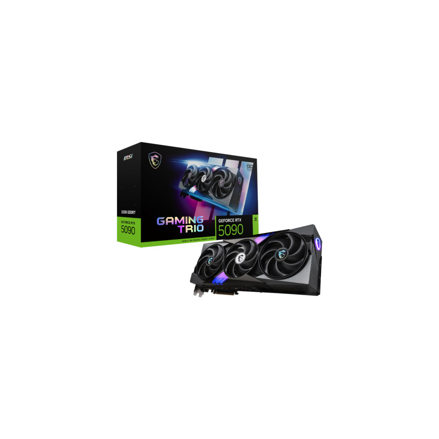 27184-MSI GAMING GeForce RTX5090 TRIO OC 32GB NVIDIA GeForce RTX 5090 GDDR7 27184-MSI GAMING GeForce RTX5090 TRIO OC 32GB NVIDIA GeForce RTX 5090 GDDR7