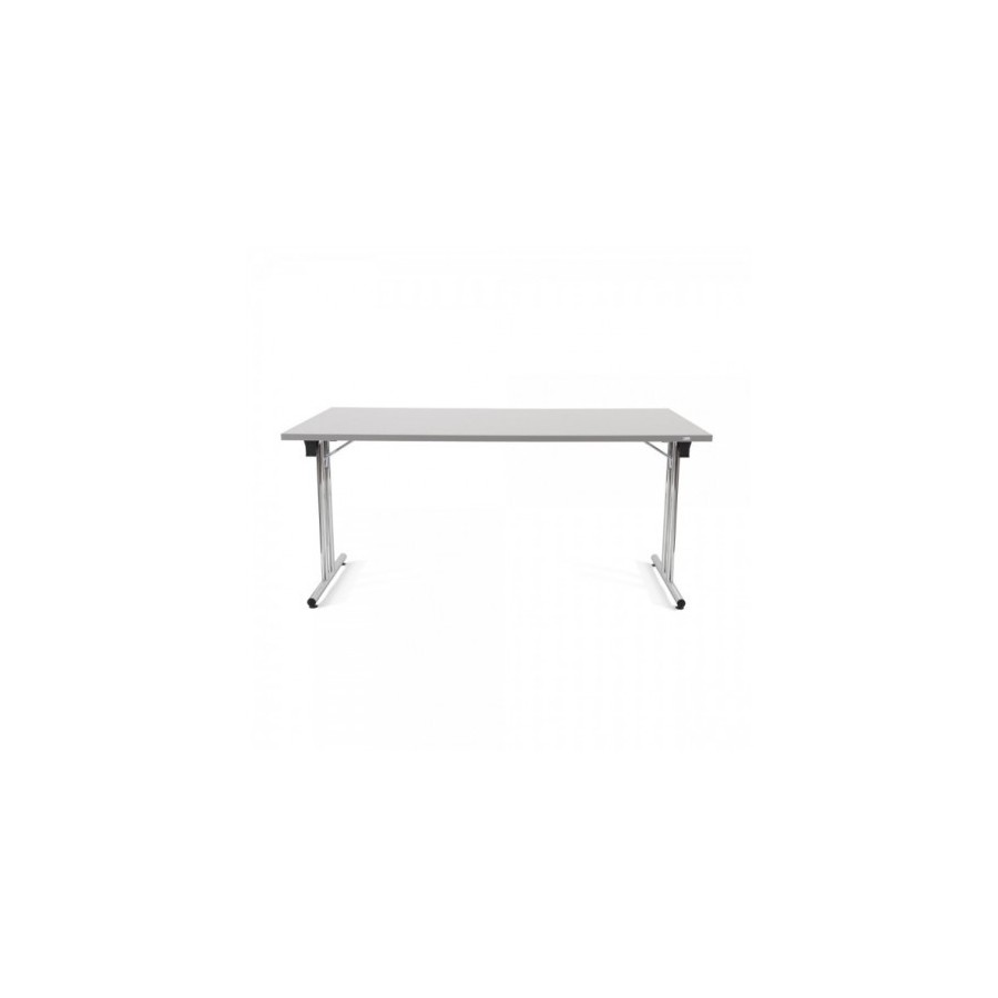 2745-MESA PLEGABLE CON PATAS CROMADAS Y TABLERO GRIS. 160X80X72CM. ROCADA 7503N 2745-MESA PLEGABLE CON PATAS CROMADAS Y TABLERO GRIS. 160X80X72CM. ROCADA 7503N