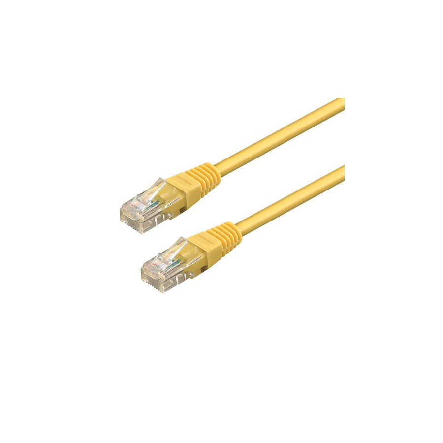 27544-WP WPC-PAT-6U010Y cable de red Amarillo 1 m Cat6 U/UTP (UTP)
