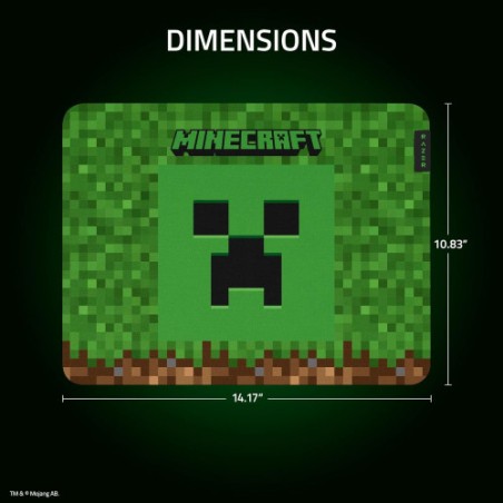 27572-ALFOMBRILLA RAZER GIGANTUS V2 MEDIUM MINECRAFT EDIT. (RZ02-03333800-R3M1)