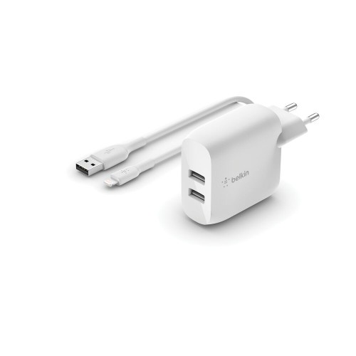 27623-Belkin WCD001VF1MWH cargador de dispositivo movil Universal Blanco Corriente alterna Interior