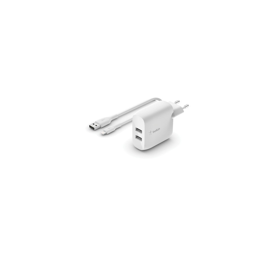 27623-Belkin WCD001VF1MWH cargador de dispositivo movil Universal Blanco Corriente alterna Interior 27623-Belkin WCD001VF1MWH cargador de dispositivo movil Universal Blanco Corriente alterna Interior