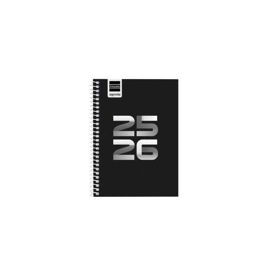 27636-AGENDA ESCOLAR 2025-2026 COOL 8o 120X164 SEMANA VISTA HORIZONTAL NEGRO+ FINOCAM 645000326 27636-AGENDA ESCOLAR 2025-2026 COOL 8o 120X164 SEMANA VISTA HORIZONTAL NEGRO+ FINOCAM 645000326