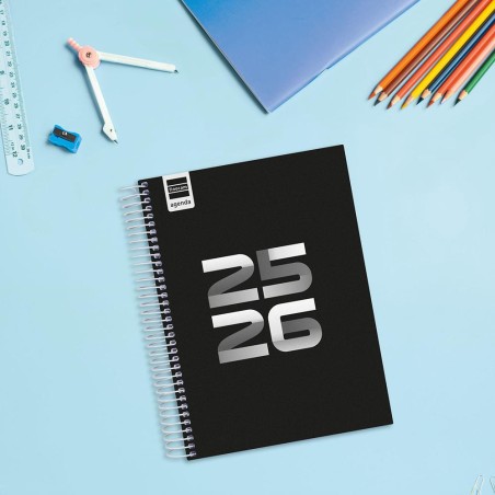 27648-AGENDA DOCENTE 2025-2026 MAGISTRAL DESIGN 4o 155X212 SEMANA VISTA HORIZONTAL LILAC+ FINOCAM 533580326