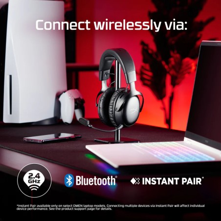 27673-HyperX Auriculares inalambricos Cloud III S: auriculares gaming (color negro)