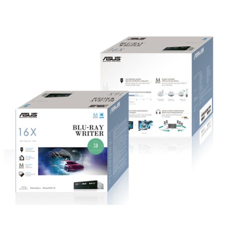 27675-ASUS BW-16D1HT unidad de disco optico Interno Blu-Ray DVD Combo Negro
