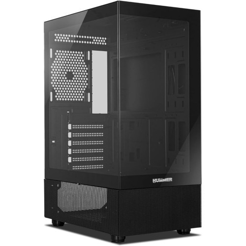 27752-NOX CAJA ATX HUMMER VISION. SEMITORRE COMPACTA. USB 3.0. NEGRA