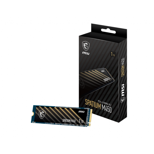 27761-MSI SPATIUM M450 PCIe 4.0 NVMe M.2 1TB PCI Express 4.0 3D NAND