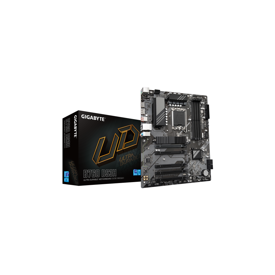 27763-Gigabyte B760 DS3H placa base Intel B760 Express LGA 1700 ATX 27763-Gigabyte B760 DS3H placa base Intel B760 Express LGA 1700 ATX